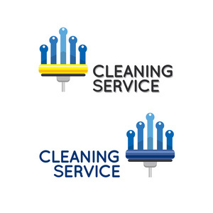 潔凈之窗 清潔公司圖標(biāo)集如何詮釋專業(yè)清洗與保潔服務(wù)